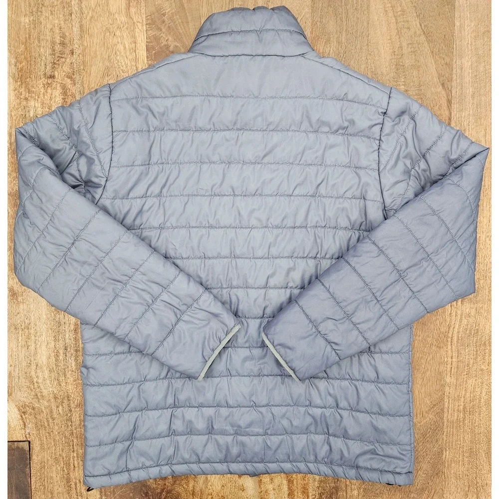 FIFA World Cup Russia 2018 Puffer Jacket Mens Large Gray Lightweight Full Zip